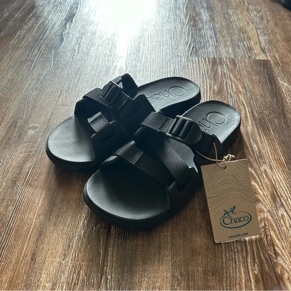 Chaco Kid’s Chillos Sport Black Sandals! Size 5